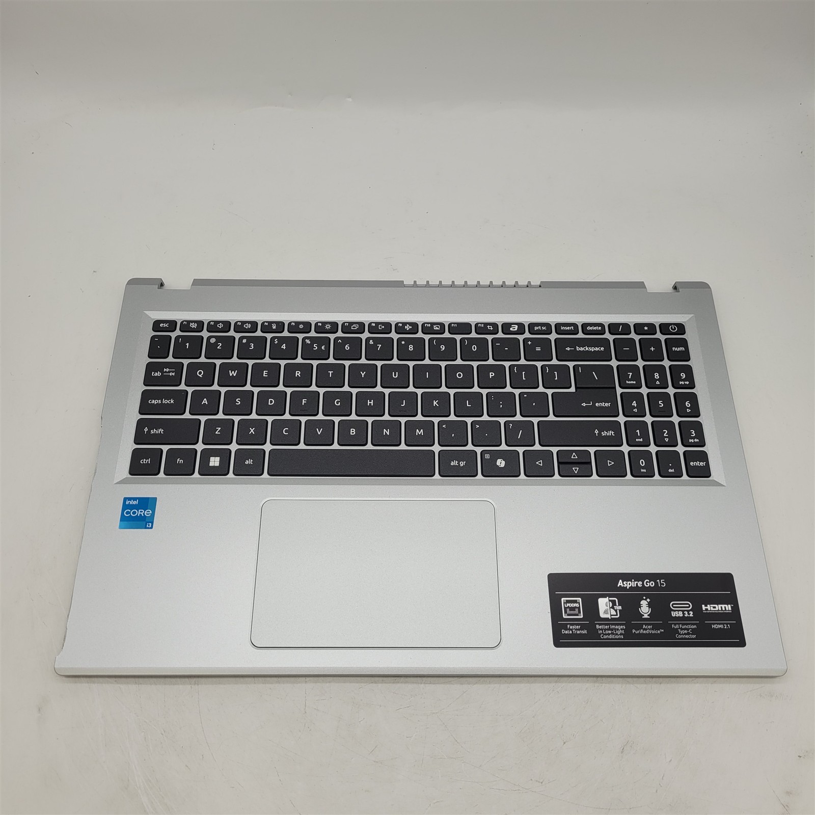 Keyboard and Touchpad for acer Aspire Go 15 Slim Laptop 15.6" AG15-31P-3947