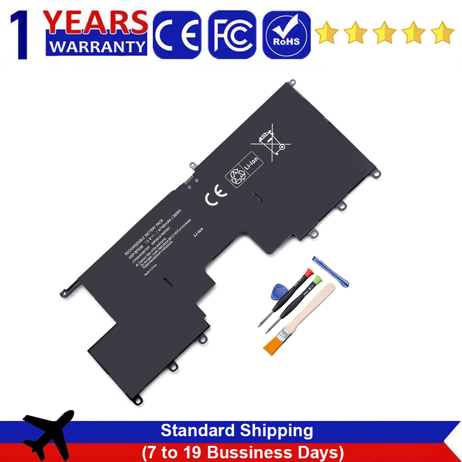 VGP-BPS38 VGP-BPSE38 Laptop Battery For Sony PRO11 PRO13 P132200C P11226SCBI