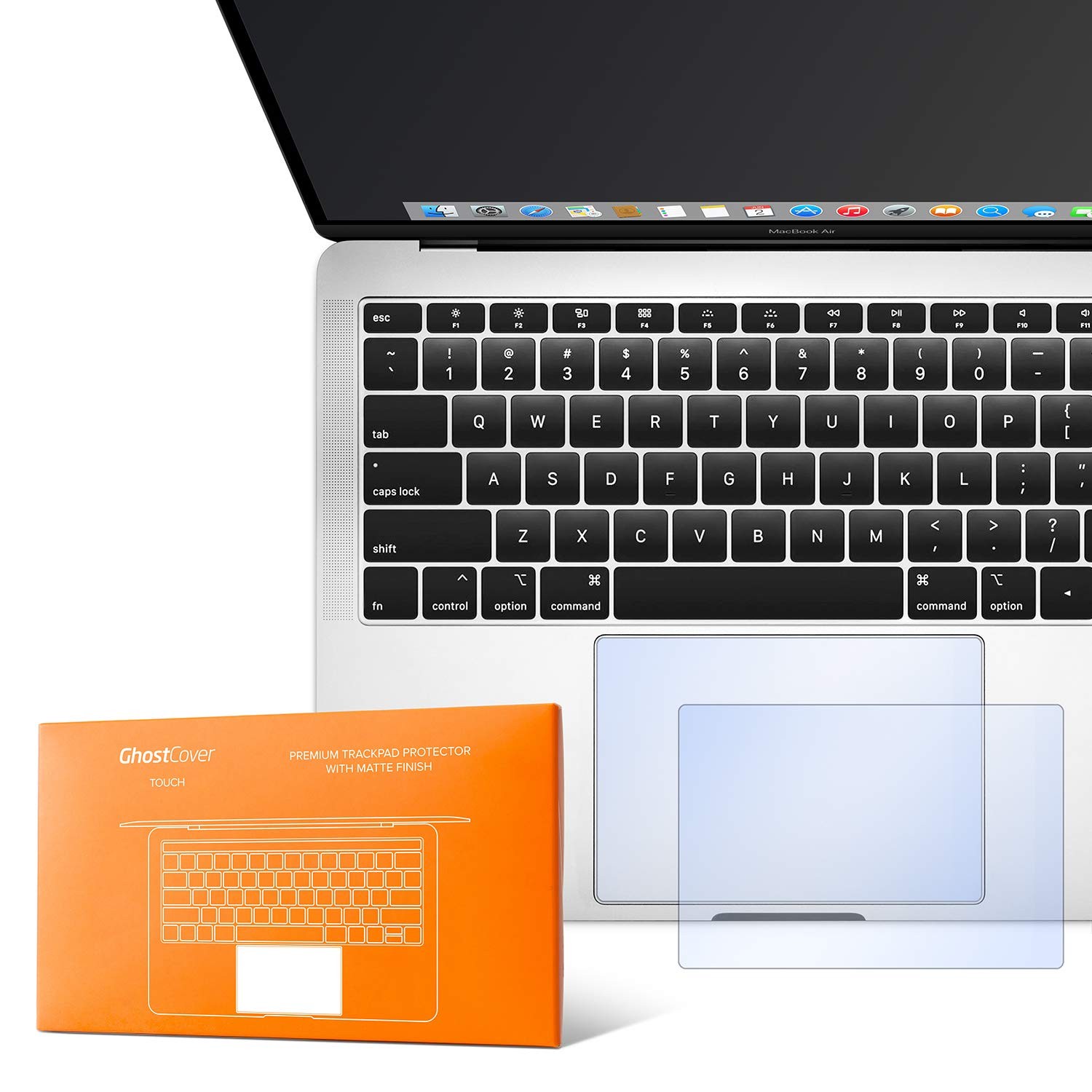 2 Pack GhostCover® Touch Premium Trackpad Protectors - Clear Matte