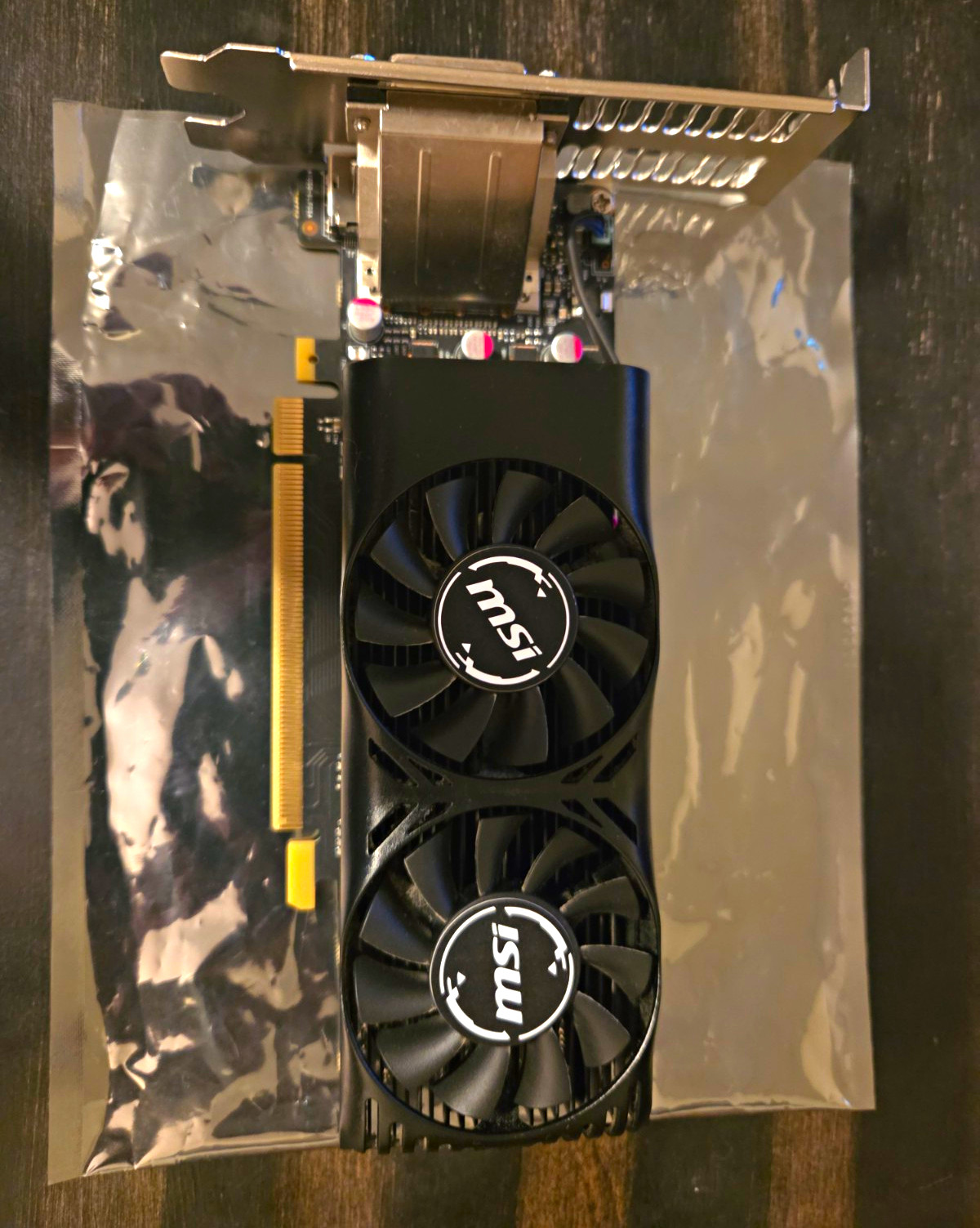 MSI GeForce GTX 1050 Ti Low Profile 4GB GDDR5 PCIe x16 Dual Fan DP HDMI DVI-D