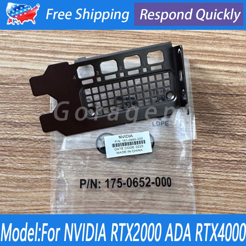 Graphics Video Card Half Hight Profile Bracket For NVIDIA RTX2000 ADA RTX4000 US