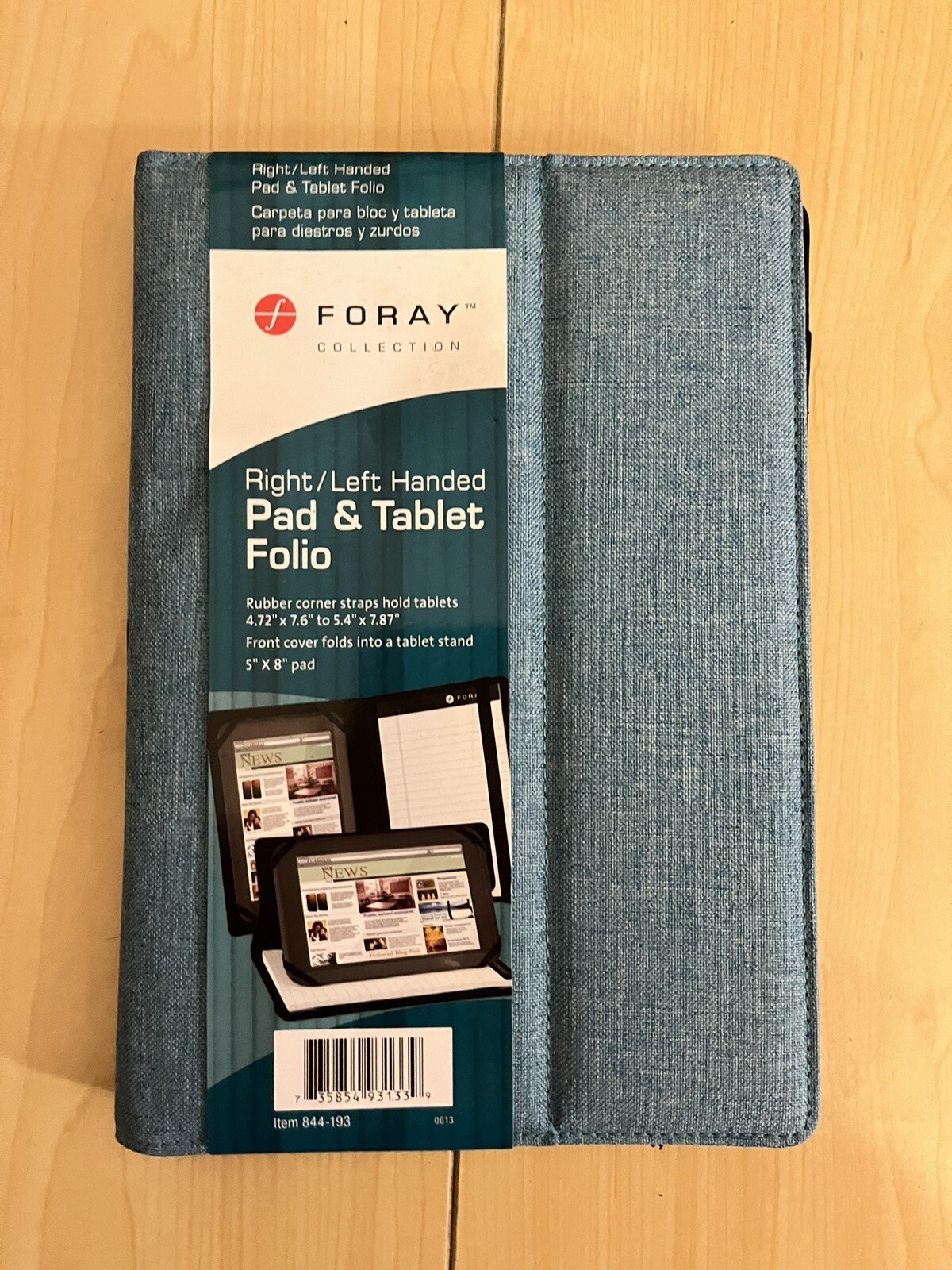 Foray Collection Right/left Pad & Tablet Folio 