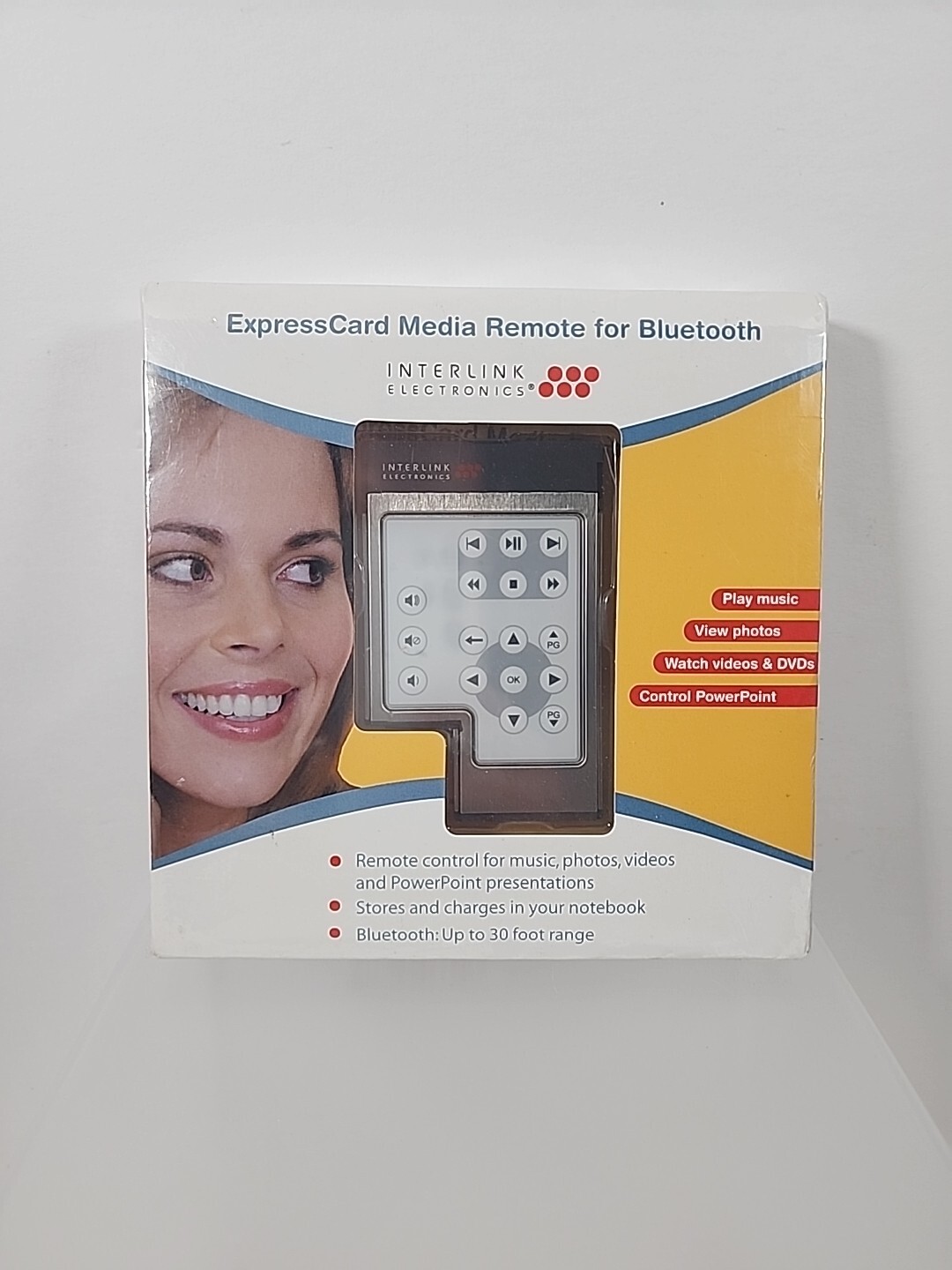 New Interlink Electronics VP6600R ExpressCard Media Remote for Bluetooth
