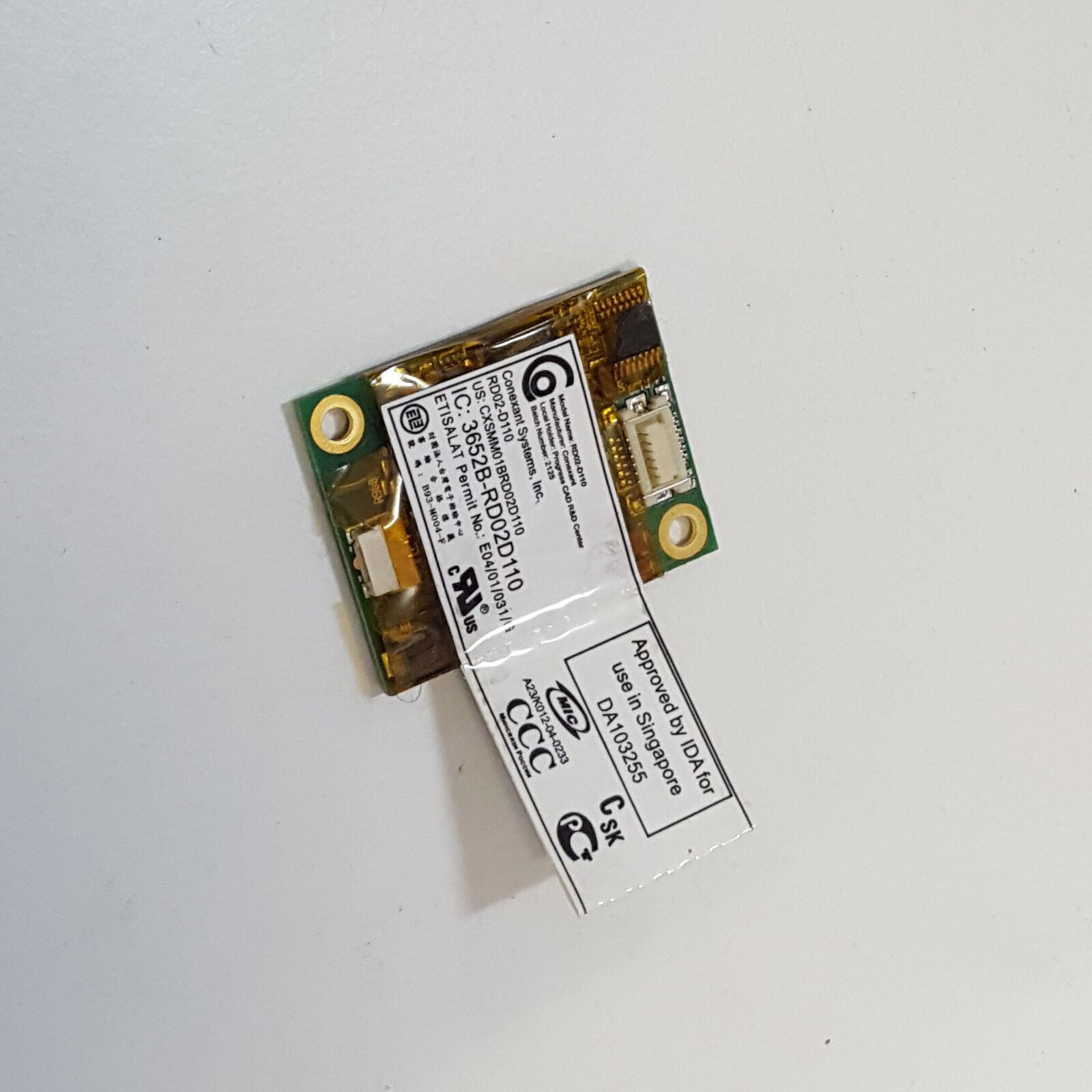 Genuine Conexant Internal Laptop Modem RD02-D110