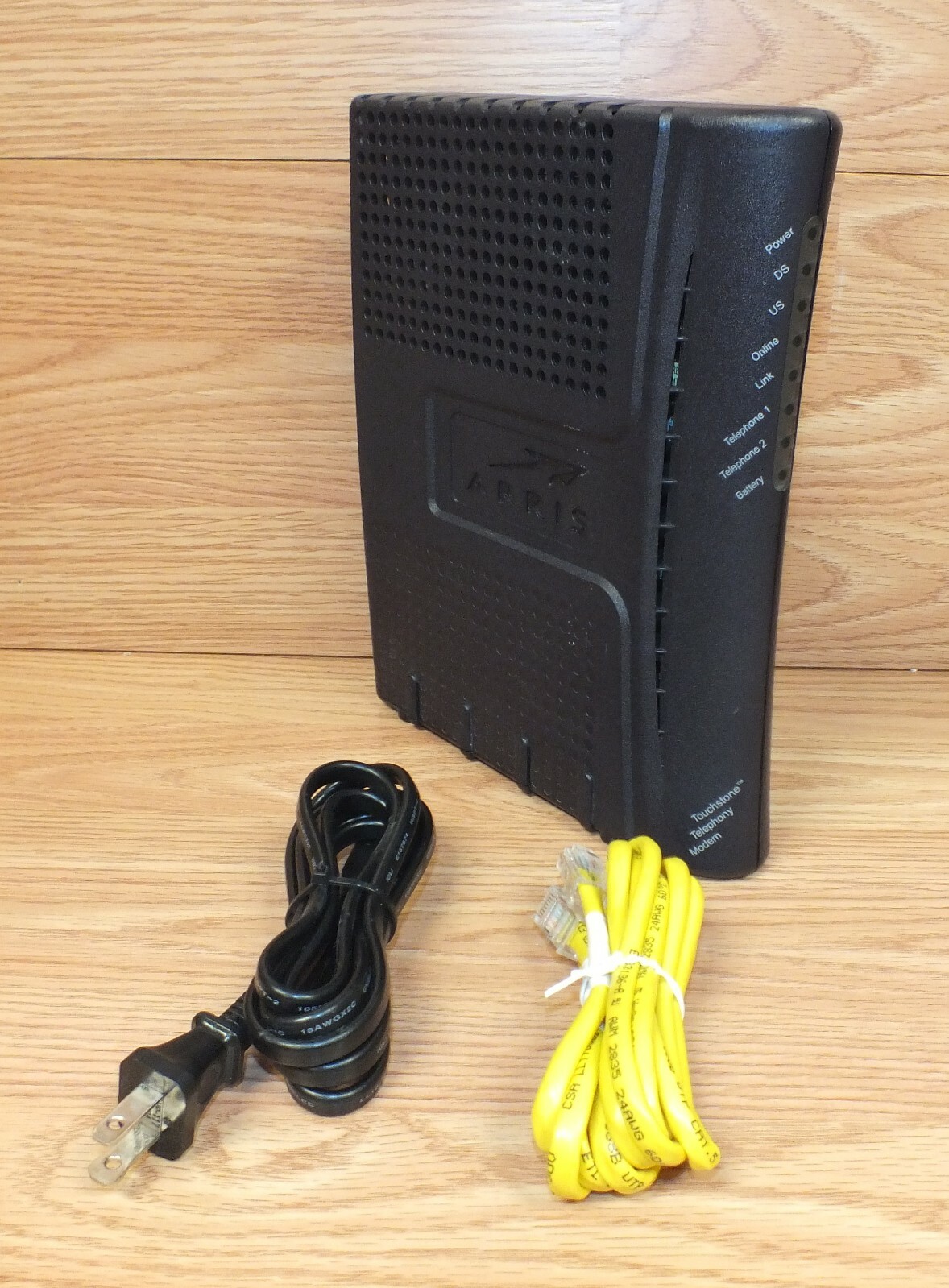 ARRIS Touchstone Telephoney Cable Modem TM502G W/ AC Power Cable **READ** 