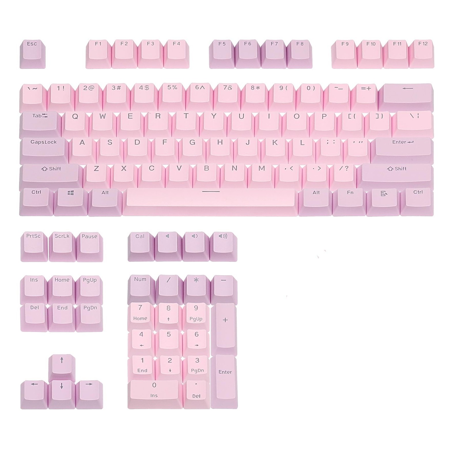 Backlit Keycaps PBT Cherry MX Keycap Set Doubleshot OEM Profile Switch Cap