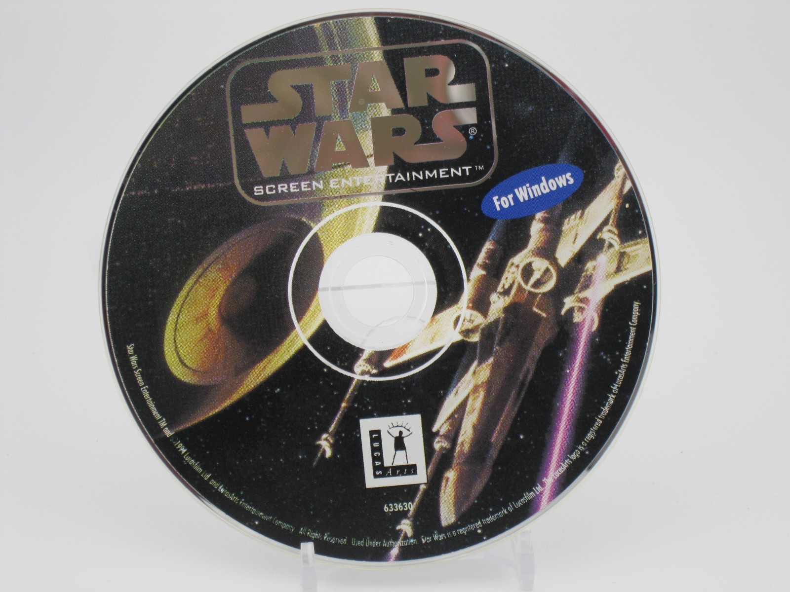 1994 Star Wars Screen Entertainment for Windows - Disc Only PC CD-ROM - Saver