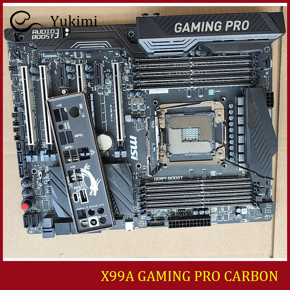 FOR MSI X99A GAMING PRO CARBON LGA2011-3 DDR4*8 128GB ATX Motherboard Test OK