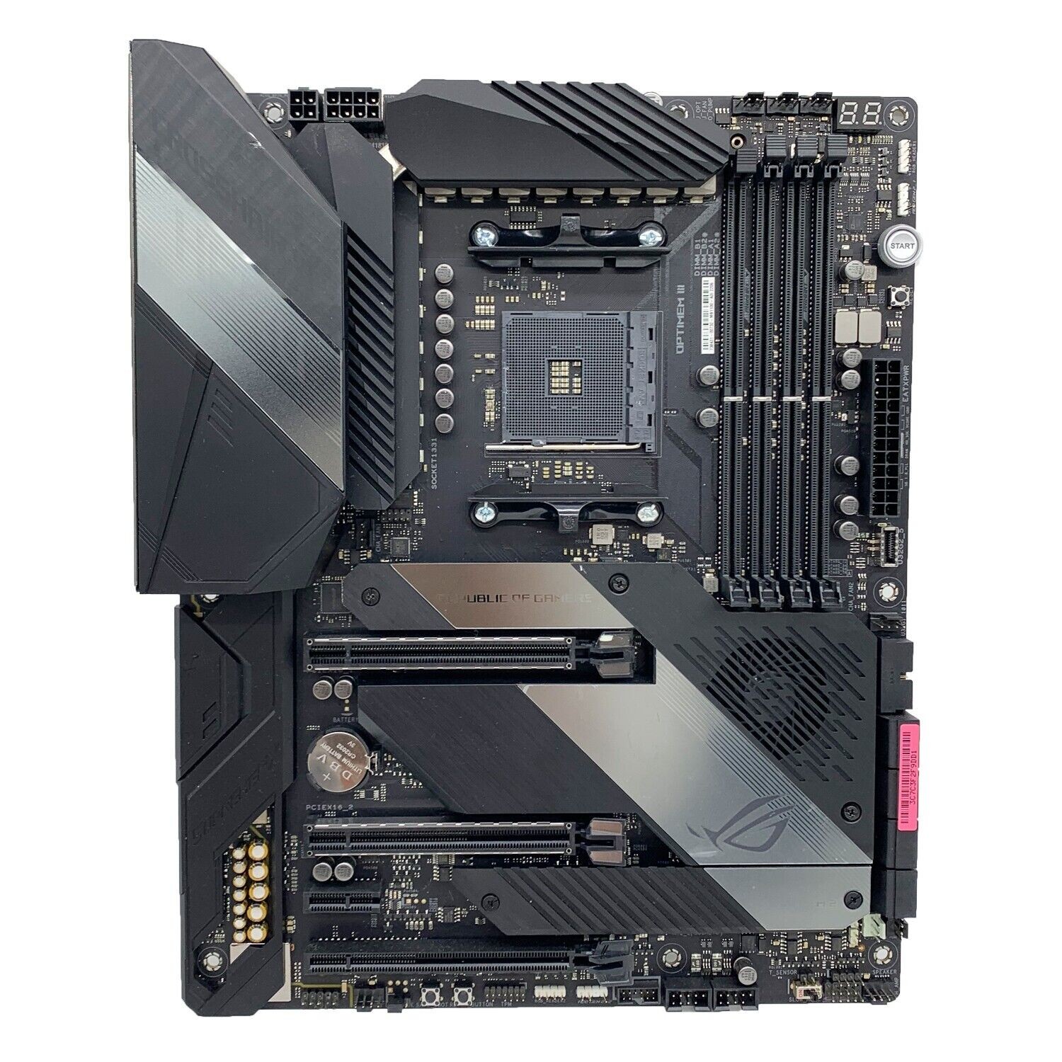 For ASUS ROG CROSSHAIR VIII HERO motherboard X570 AM4 4*DDR4 128G ATX Tested ok