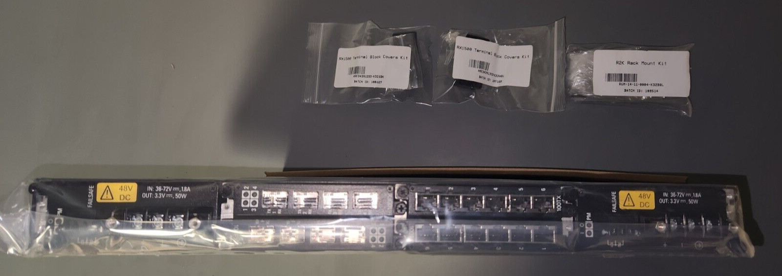 RuggedCom RX1500-L3-RM-48-48-L3SEL3HW... Layer 3 Switch - New Factory Sealed Box