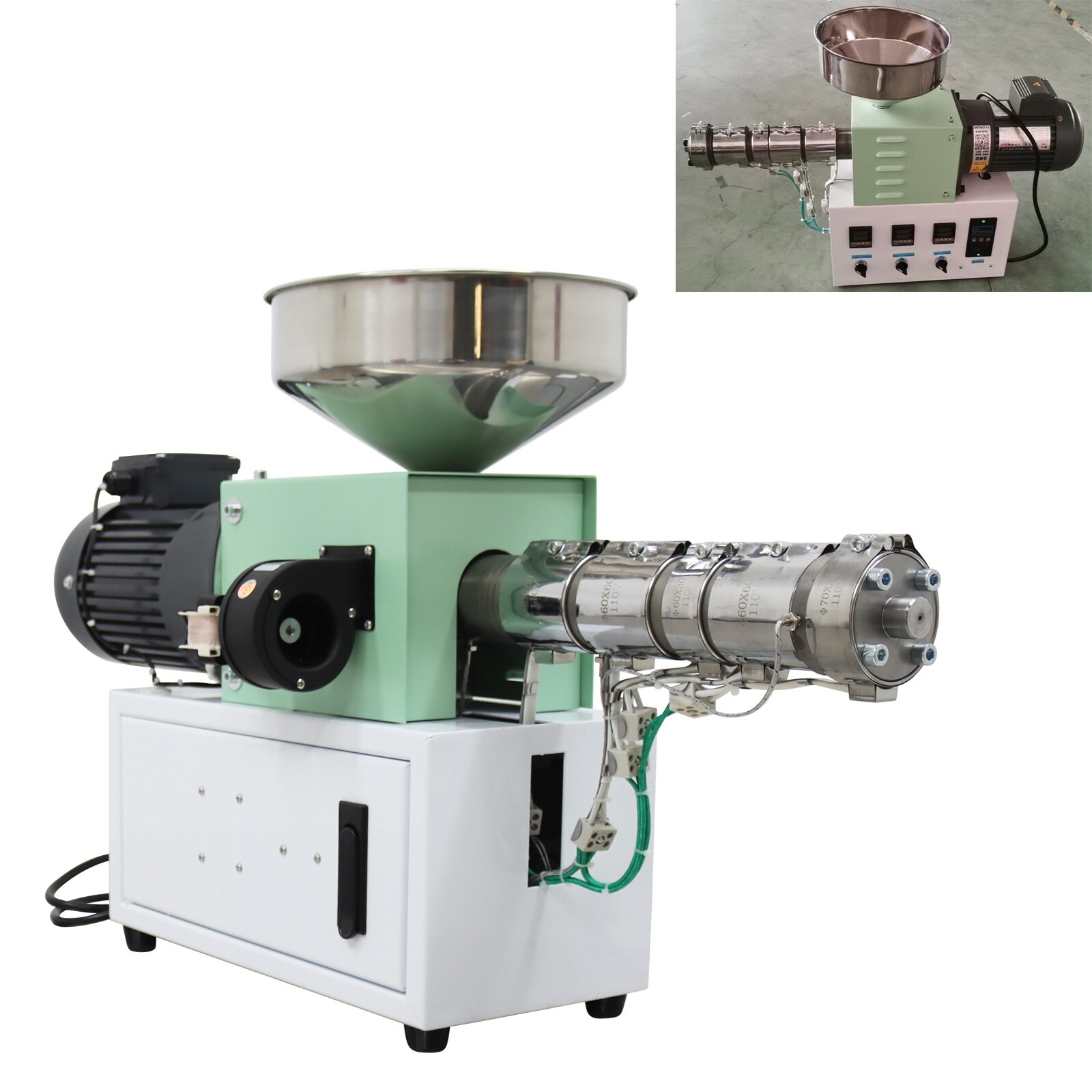 3D Filament Single Screw Heating Extruder SJ35 110V 13:1 LD 0.1-5kg/h Max.Output