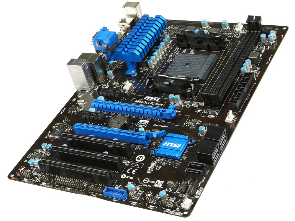 For MSI A88X-G41 PC Mate motheboard FM2/2+ DDR3 32G DVI+VGA+HDMI ATX Tested ok