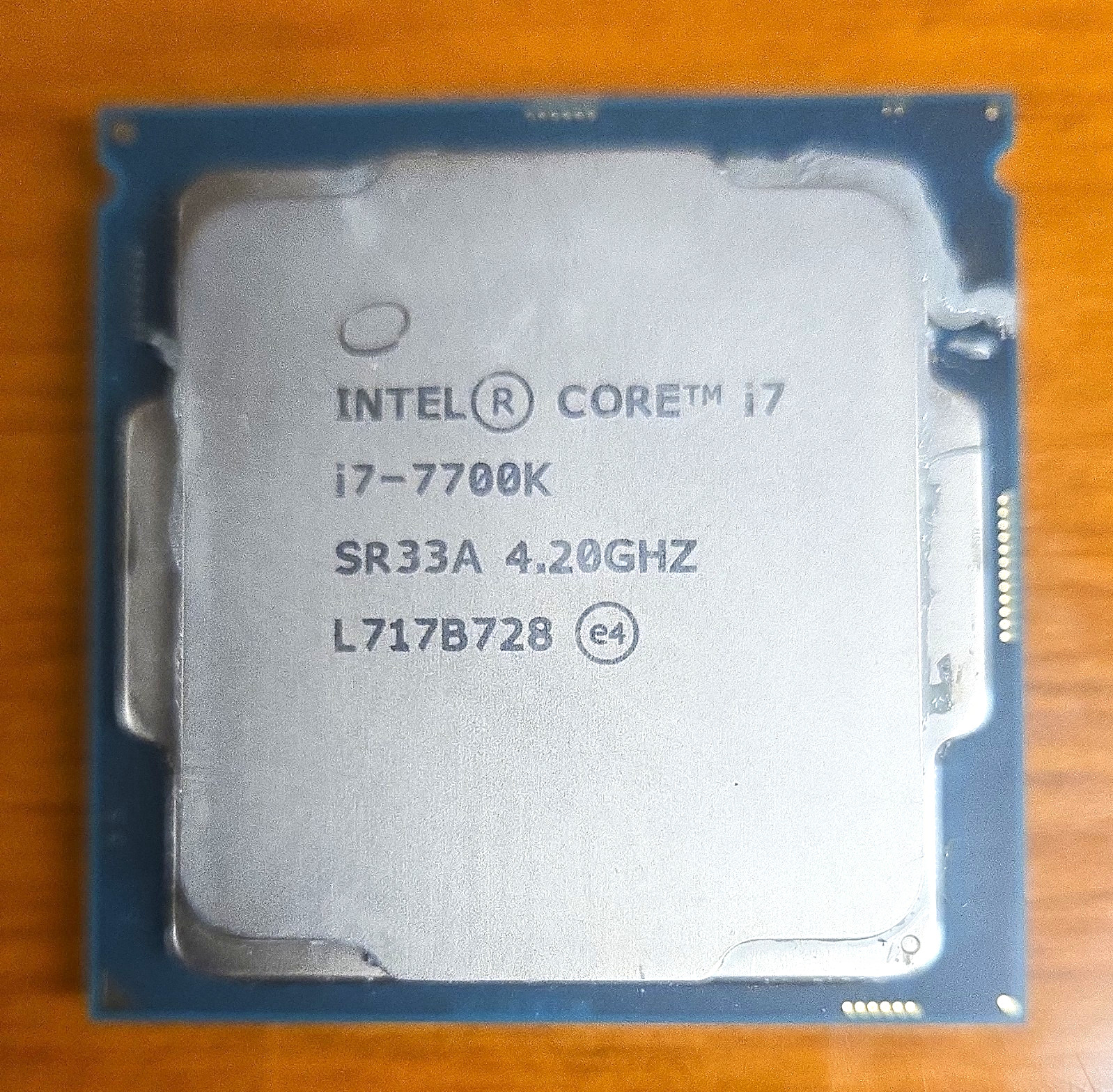 Intel Core i7-7700K 4.20GHz 4-Core LGA 1151 CPU Processor SR33A