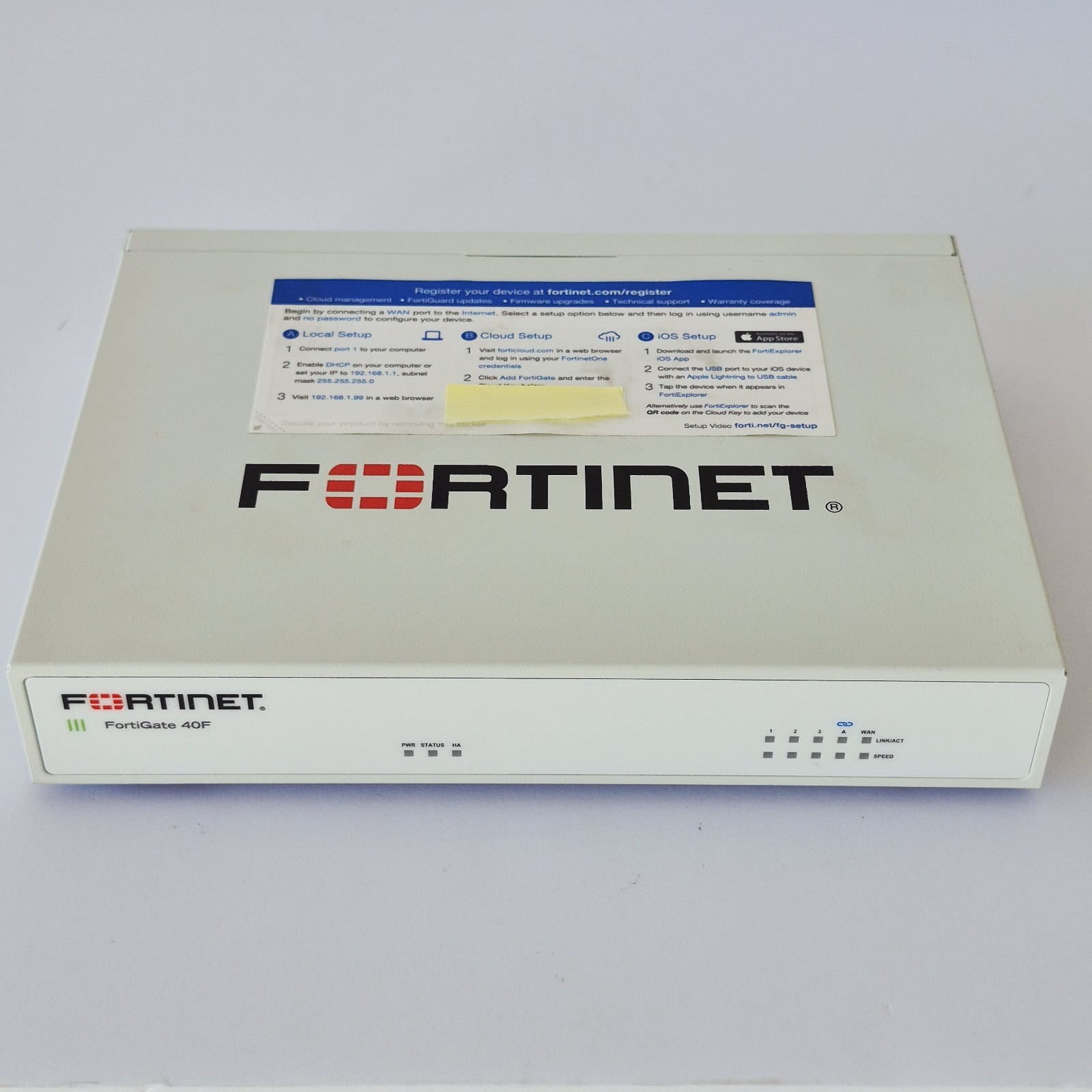 📡 Fortinet FortiGate FG-40F Network Security Firewall Appliance No Pwr Adapter