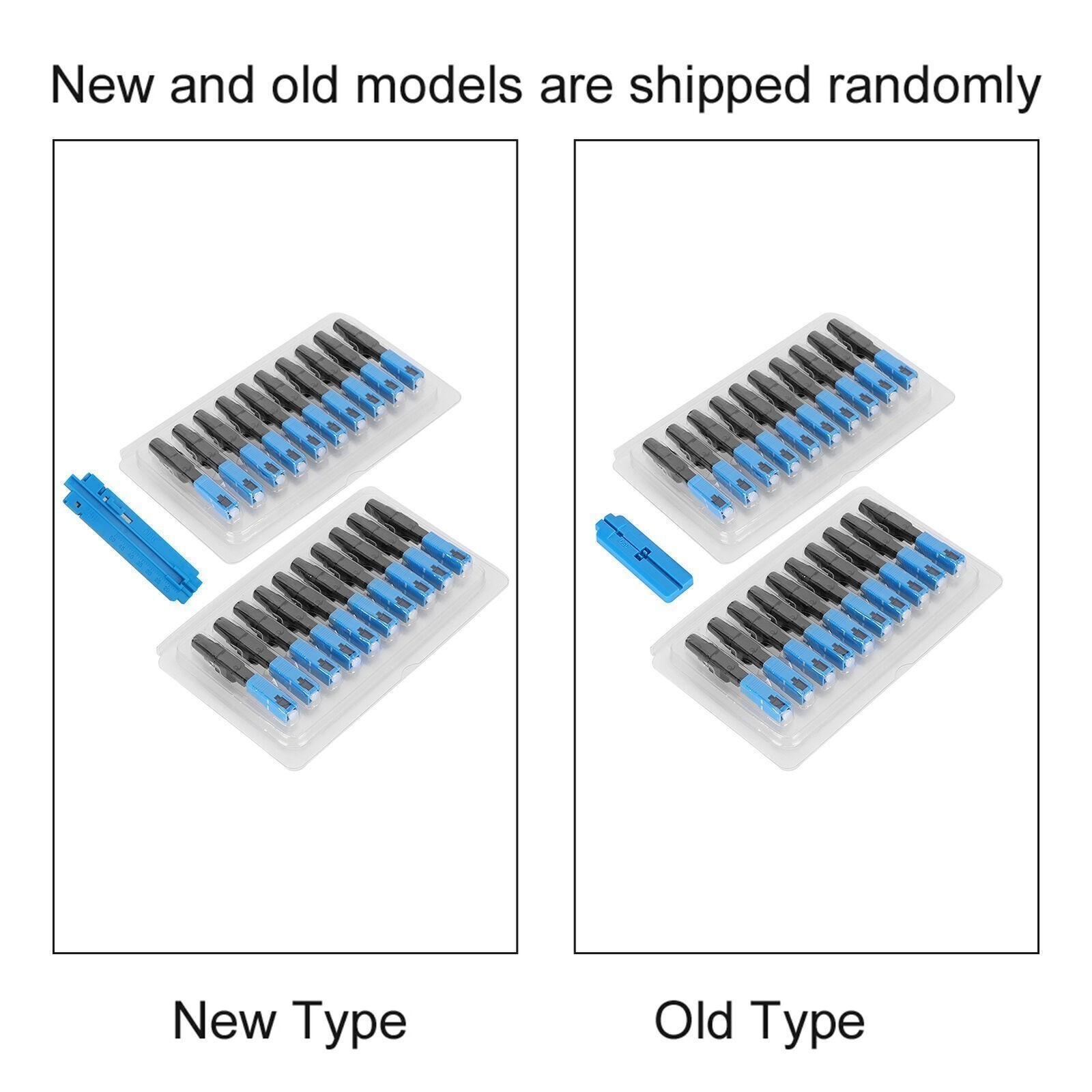 20Pcs Optic Fiber Quick Connectors Telecommunications-Grade Embedded Reusable