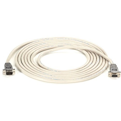 Black Box EYN257T-0010-MF DB-9 M/F Serial Null Modem Cable 10ft Beige