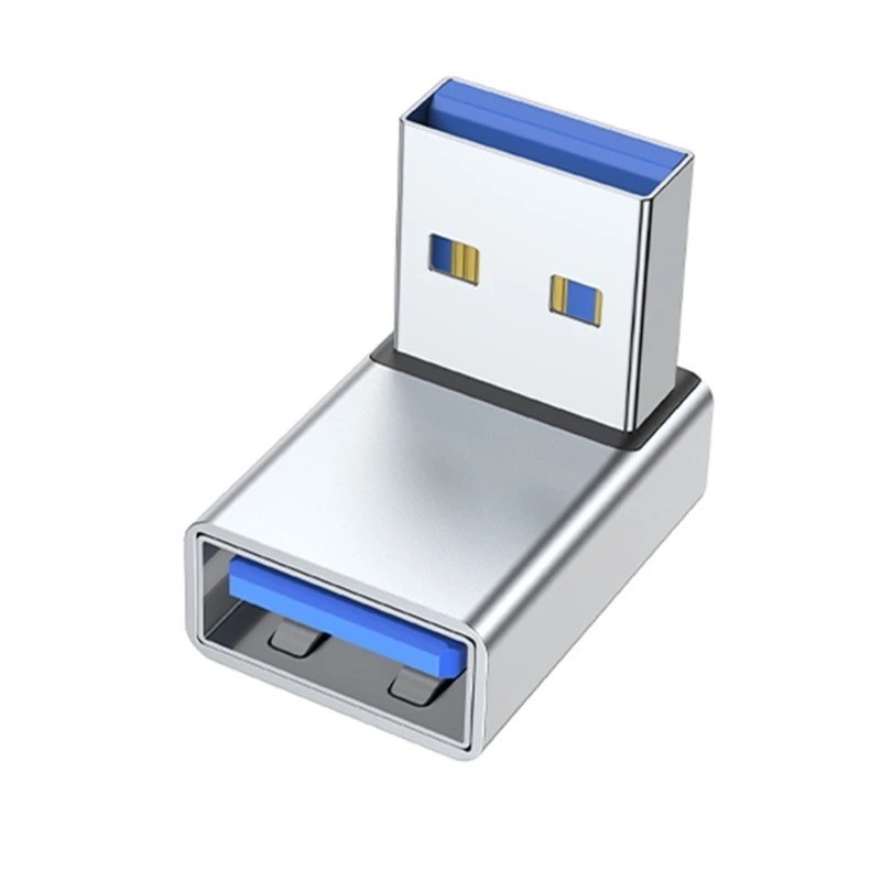 90 Degree Left Right Up Down Angled USB 3.0 A Male to Female Extension Connector