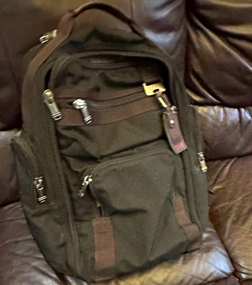 TUMI Alpha Bravo Backpack 15 in Compatible Padded Solid Pattern