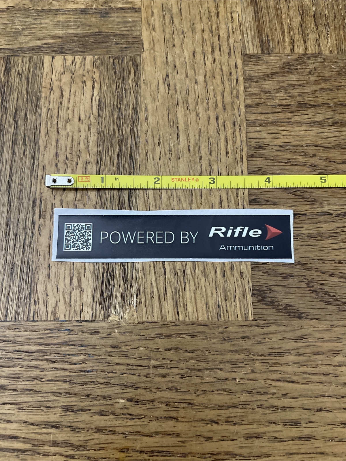 Laptop/Phone Sticker Powered By Rifle Ammunition