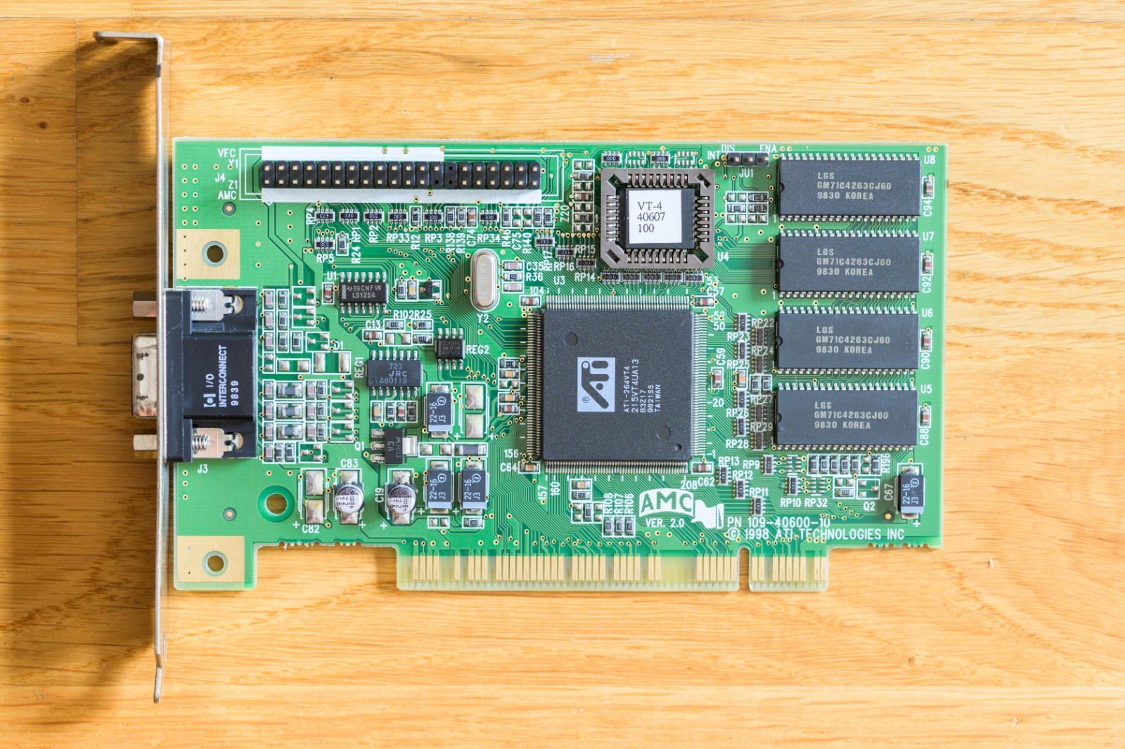 Ati 264-VT4 | PCI VGA Video Card with 2MB RAM - Working
