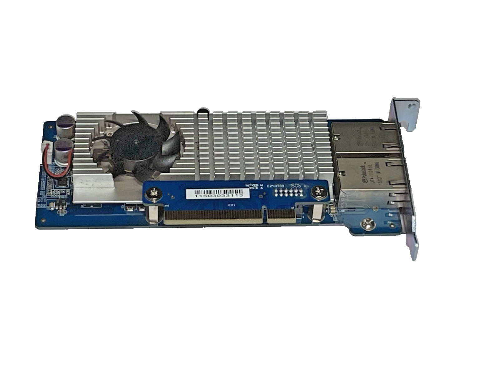 QNAP / Intel X540 Dual Port 10GbE PCIe Network Card LAN-10G2T-U Low Profile