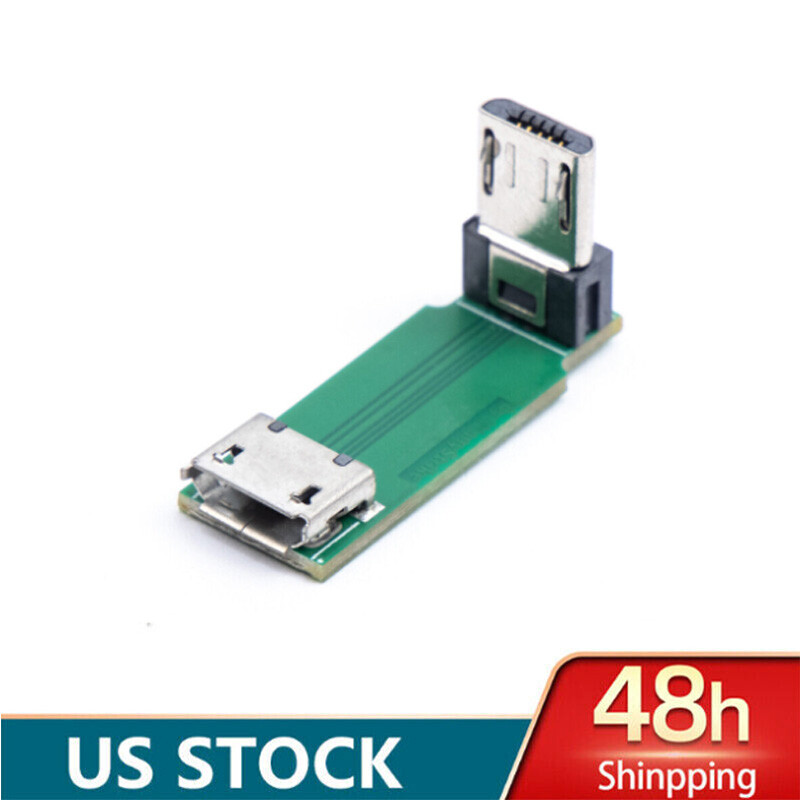 US STOCK iFlight 90 Degrees Right Angle Micro USB Adapter Board  Extension Board