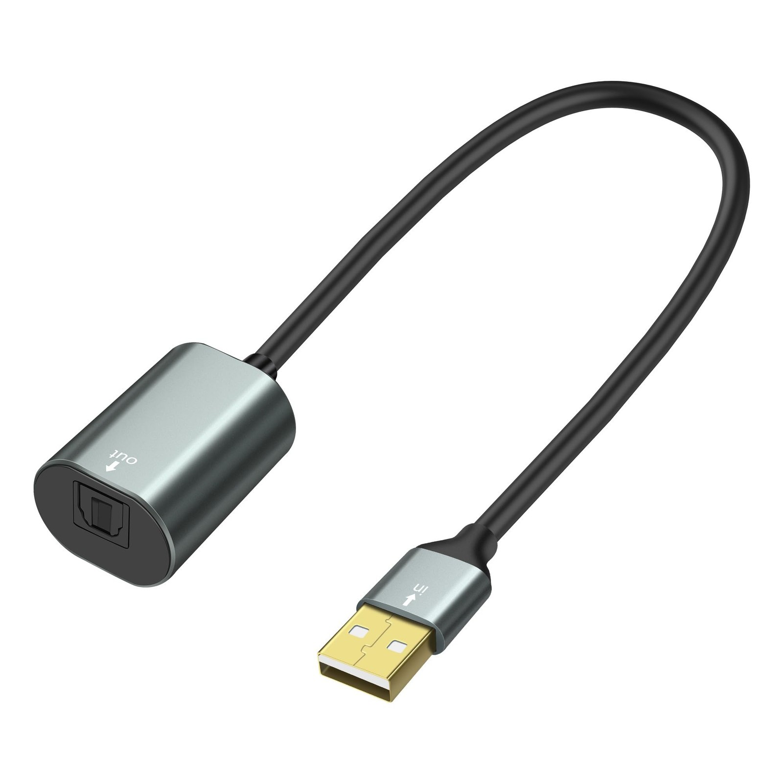MEIRIYFA USB to Toslink Optical Audio Adapter, A 2.0 Male SPDIF Port...