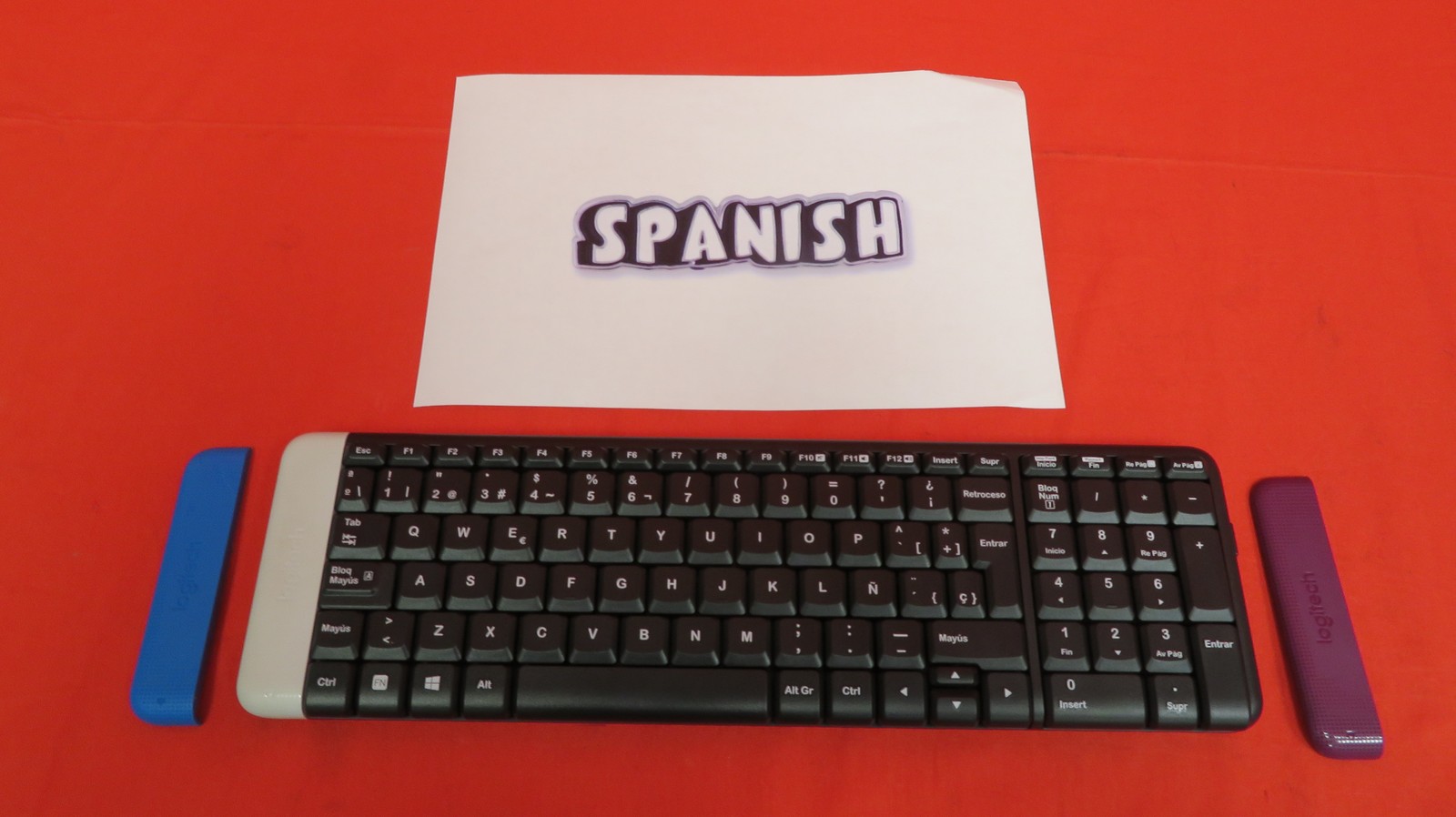 Logitech K230 Spanish Wireless Keyboard Only Mint 5481