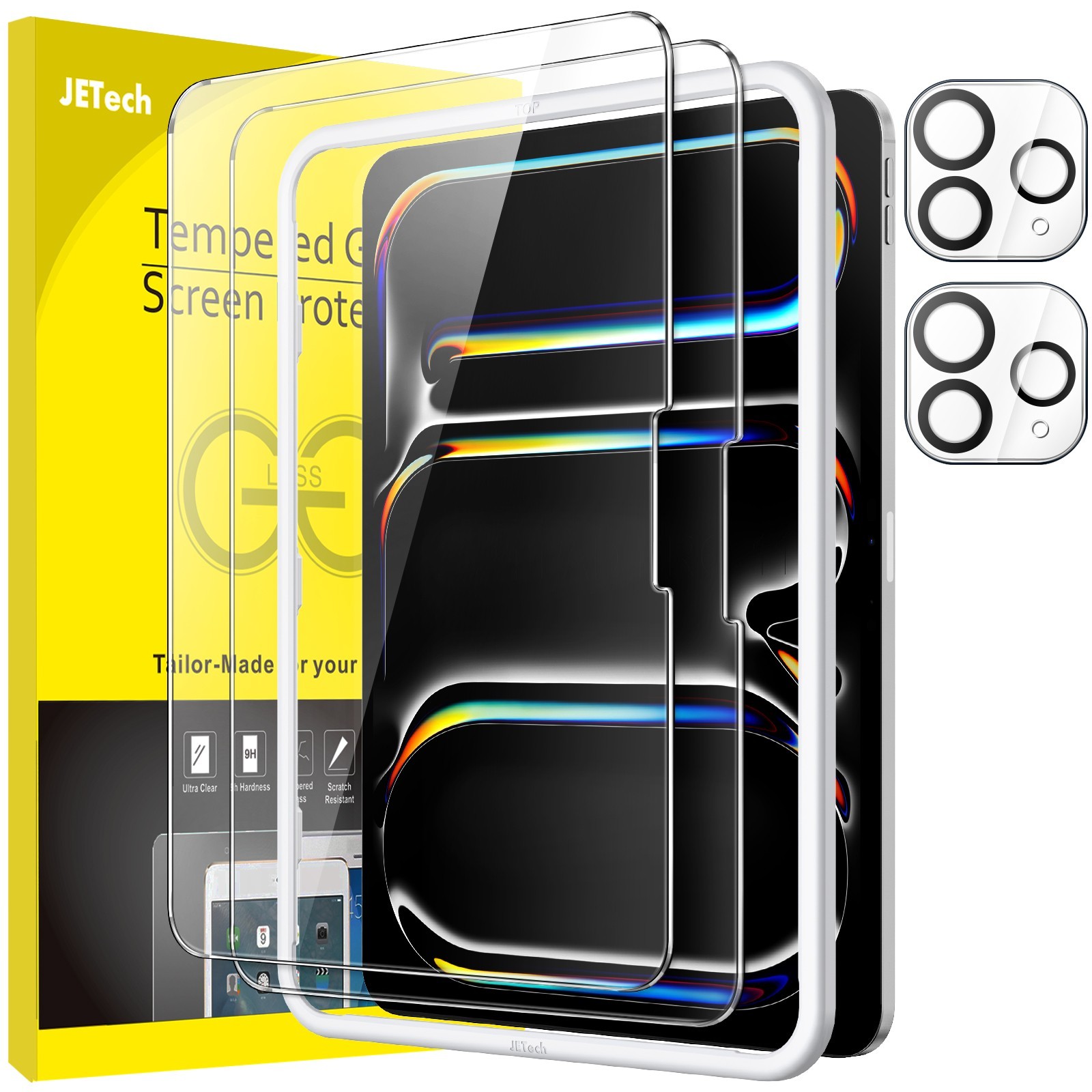 Screen Protector for iPad Pro 11/13-Inch M5/M4  with Camera Lens Protector