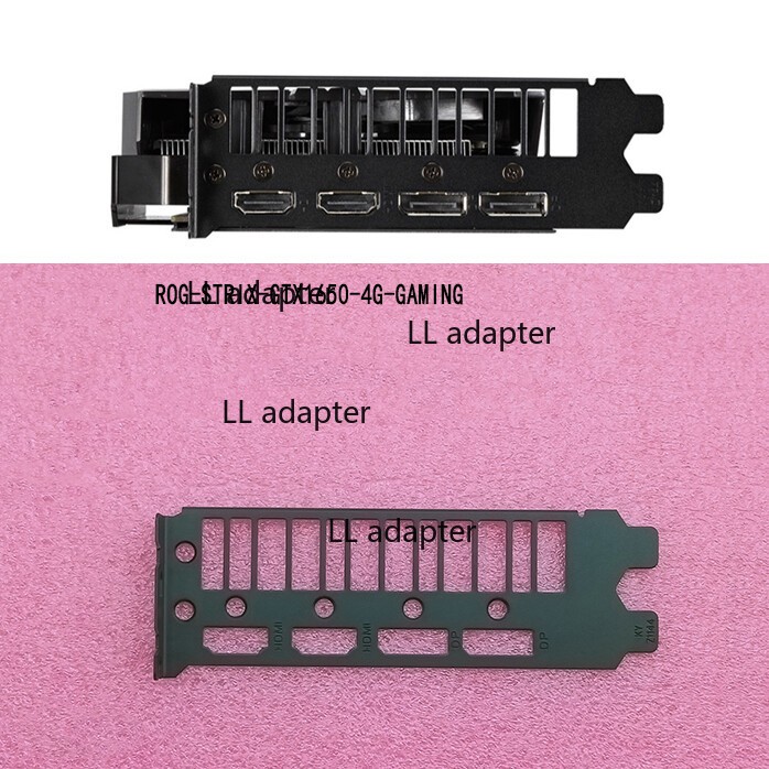 ROG-STRIX-GTX1650-4G-GAMING FOR ASUS Graphics Card I/O Shield Backplate