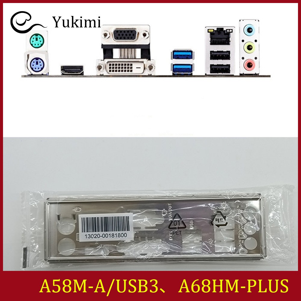 NEW FOR ASUS A58M-A/USB3、A68HM-PLUS Ｍotherboard I/O Shield Backplate