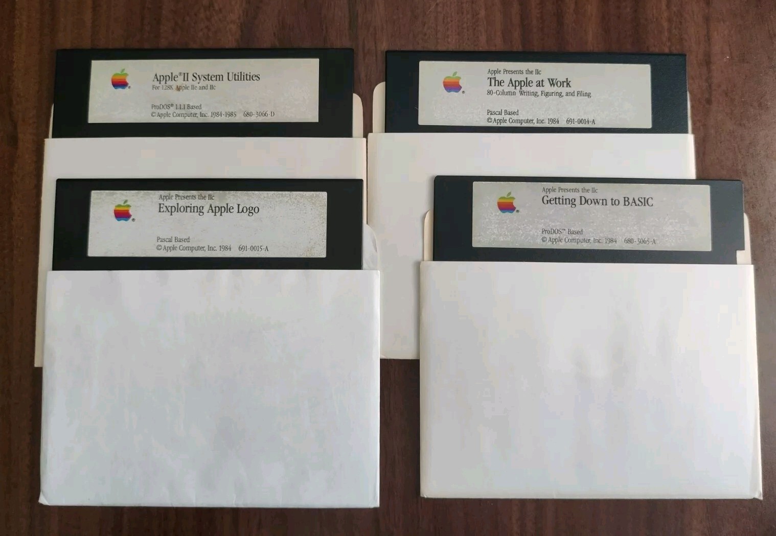Apple II Disk Lot 1984 - System Utilities BASIC Work Exploring Logo Inside Story