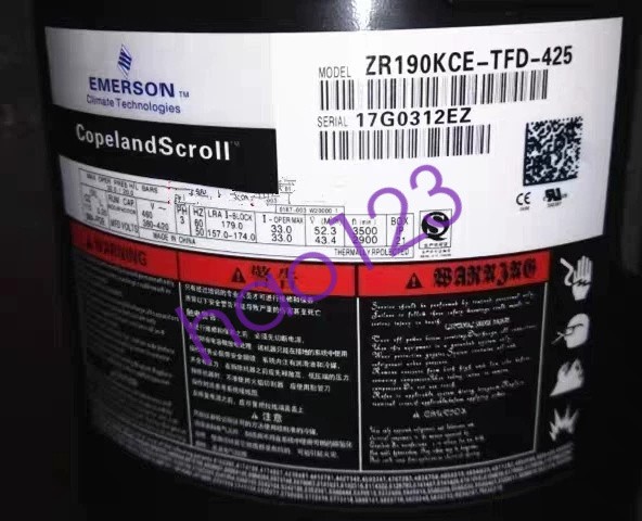 1PC Compressor New ZR190KCE-TFD-425 DHL/FedEx