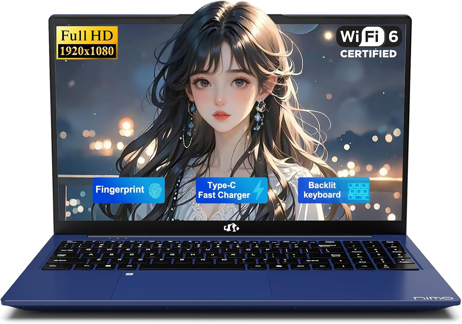 NIMO 2026 Edition Student Laptop, Intel High-Performance N150 CPU 8GB RAM 256GB