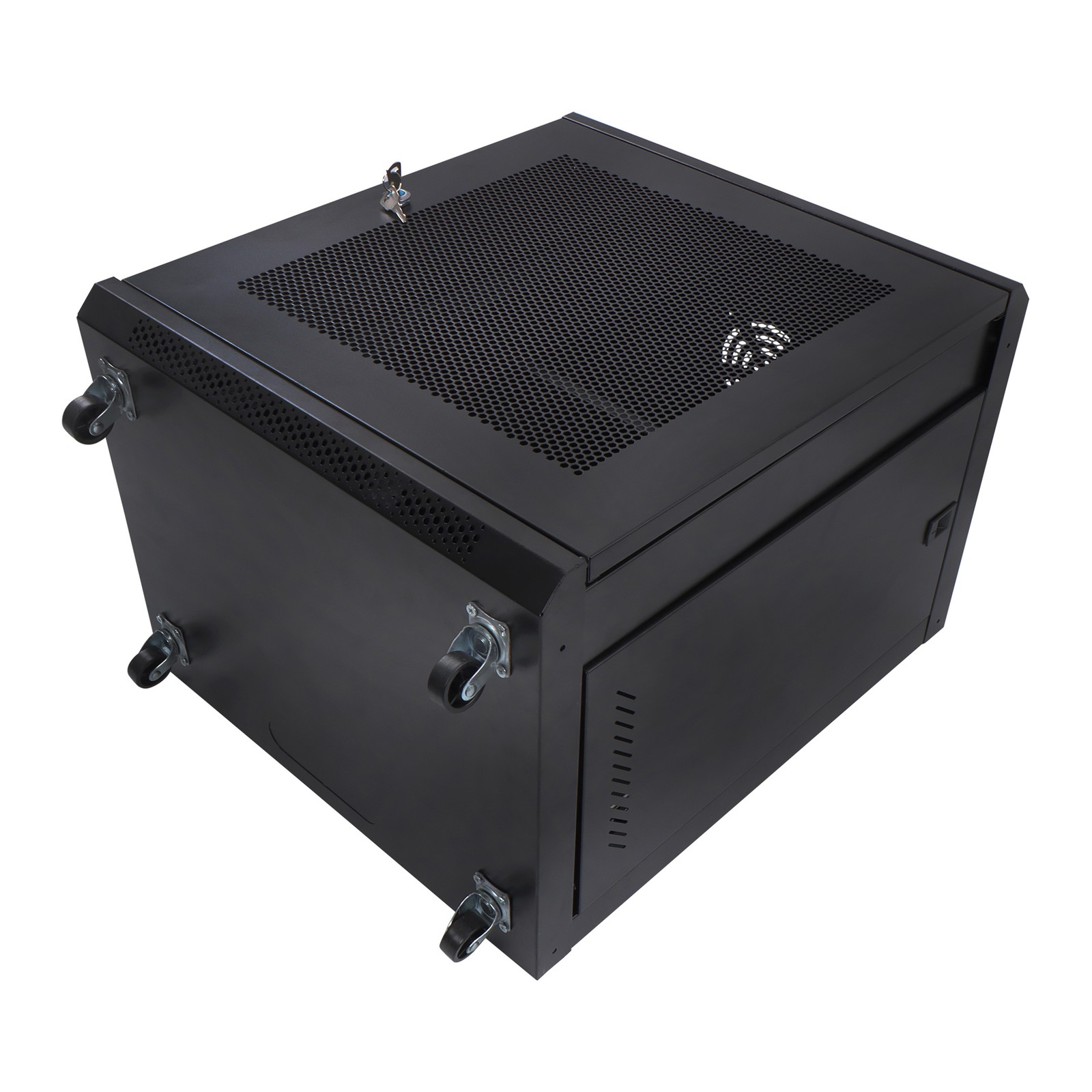 12U Wall Mount Network Enclosure 15.5-Inch Depth with Locking Door
