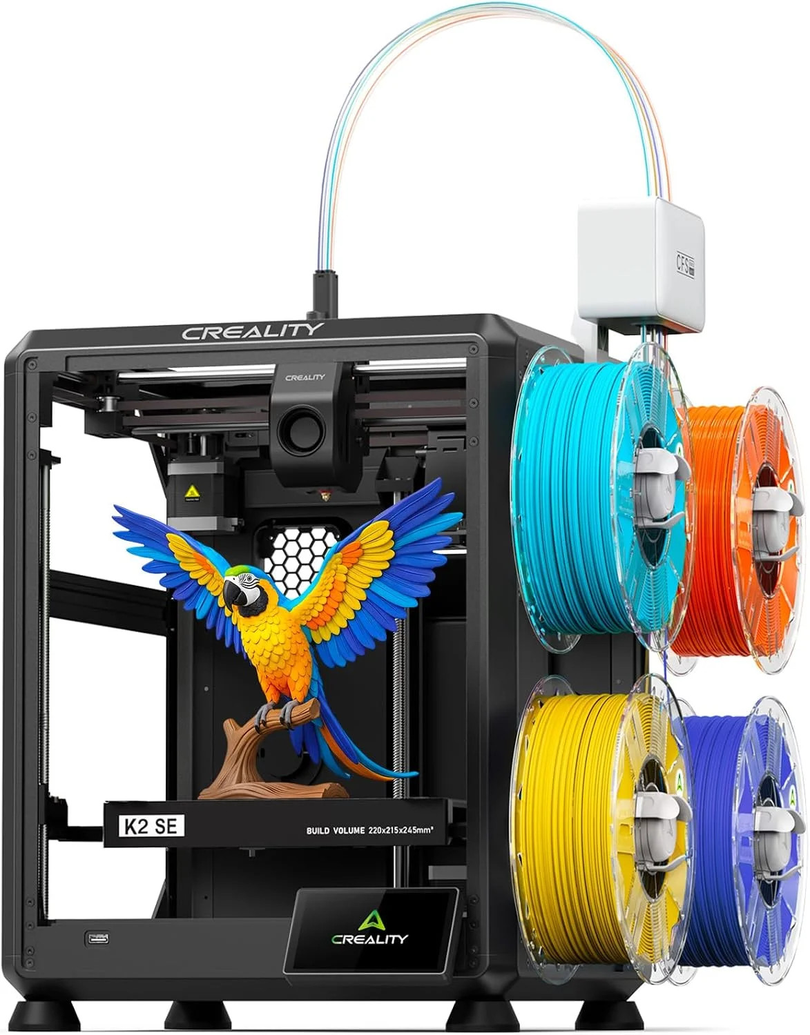 K2 SE 4C 3D Printer, Multi-Color 3D Printer, 500mm/s Fast Printing