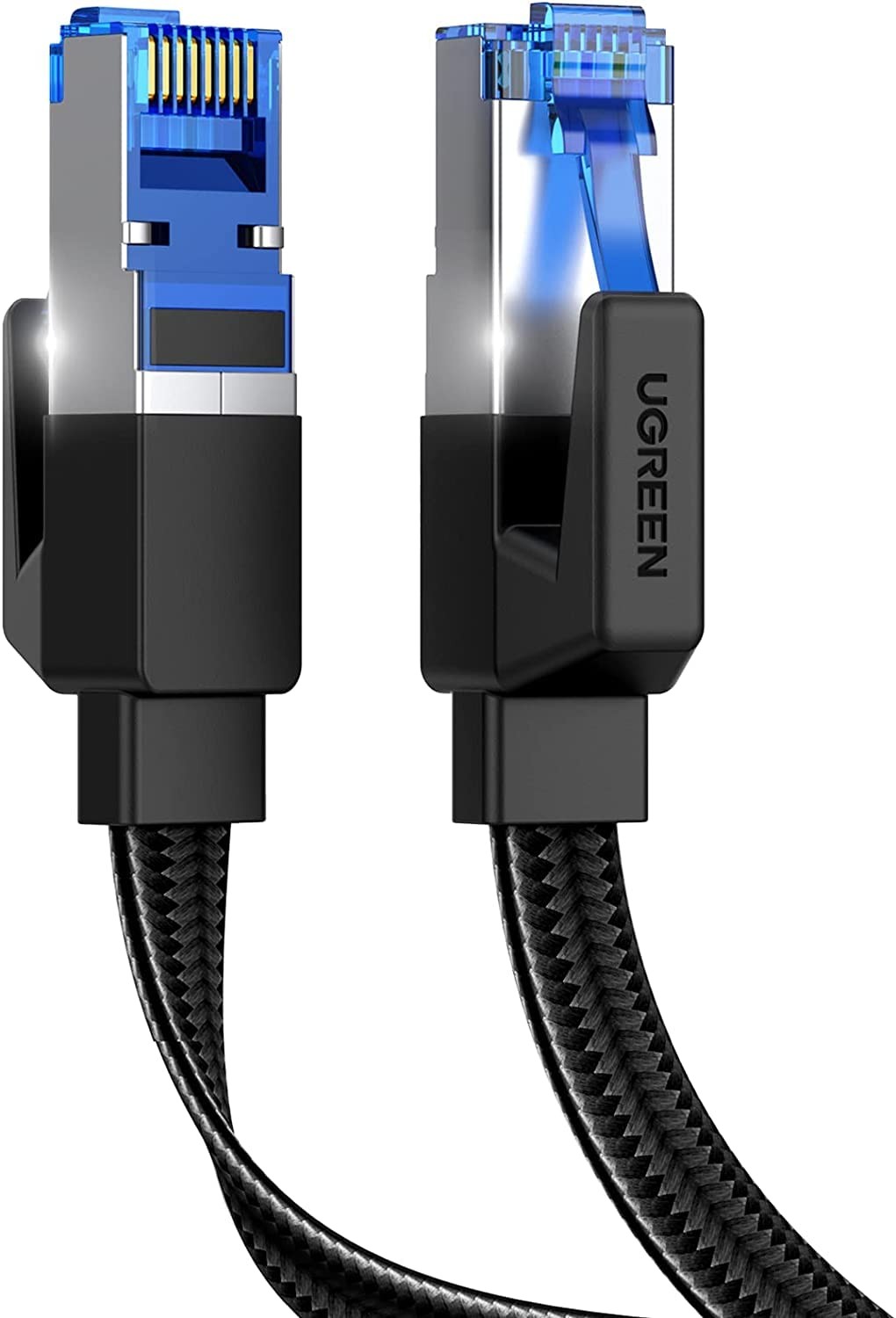 Cat 8 Ethernet Cable 3FT Flat High Speed 40Gbps 2000Mhz Internet Cable 26AWG ...