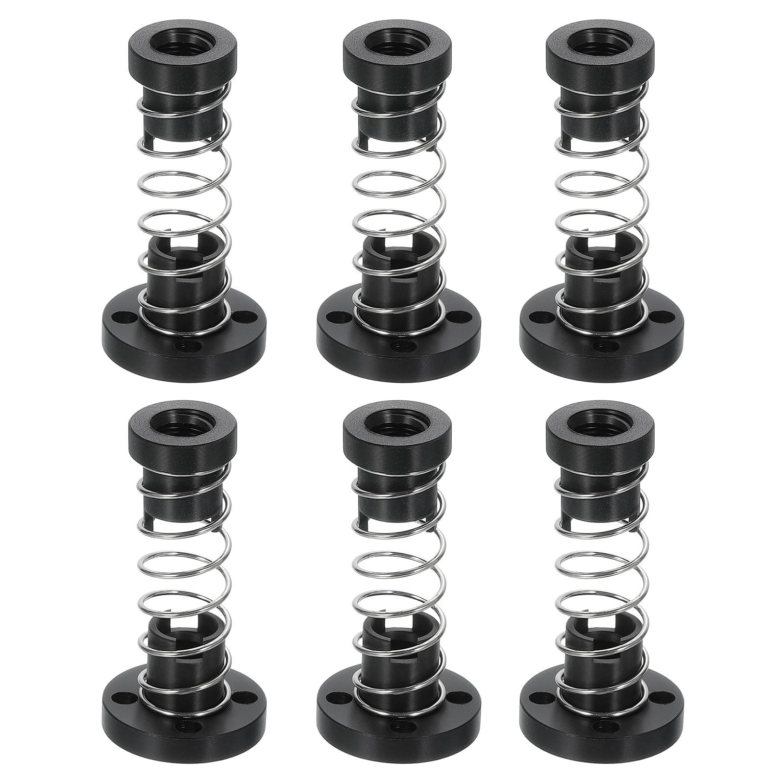 Tr8x2 T8 POM Anti-Backlash Spring Loaded Nut Elimination Gap Nut 6 Pack