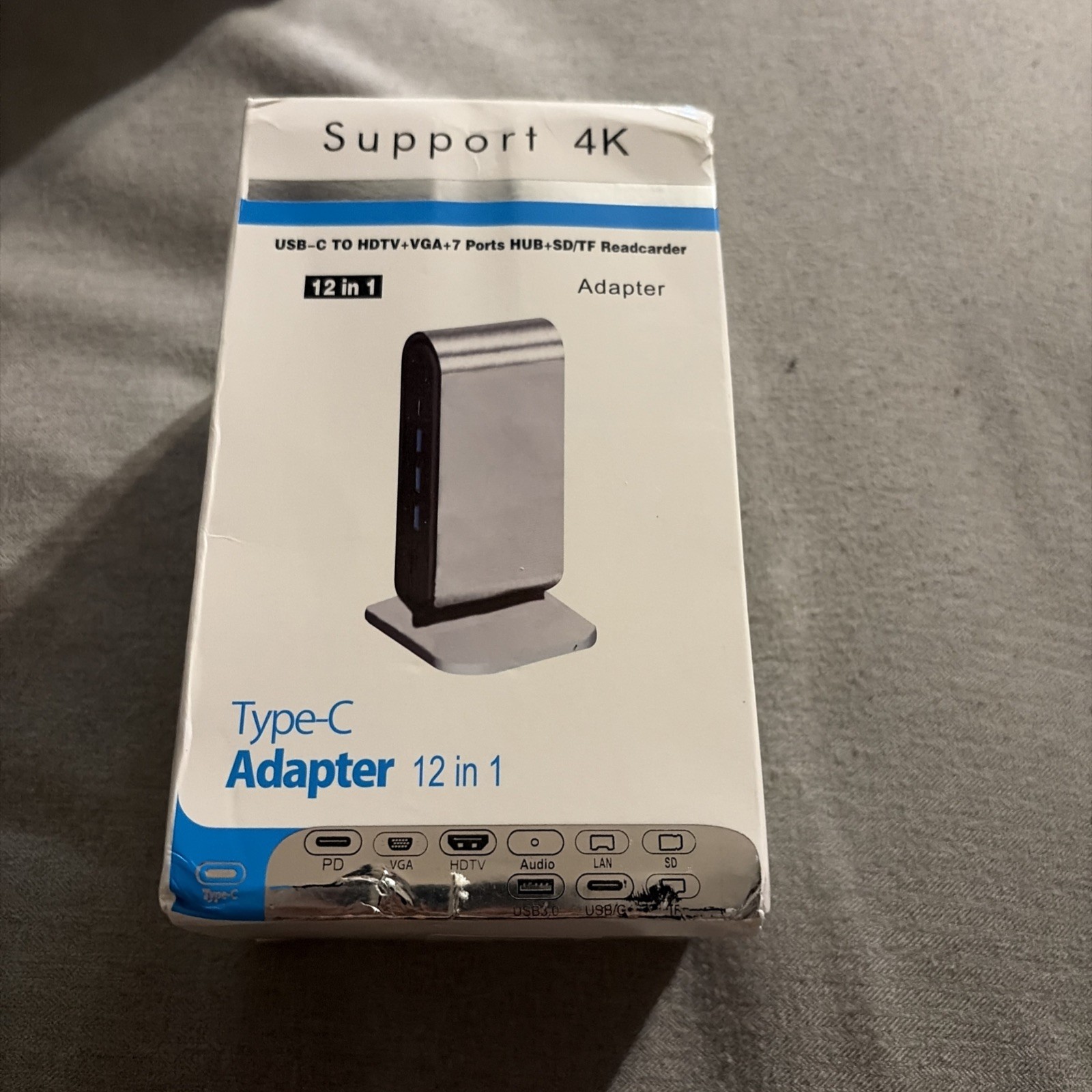 Type-c Adapter 12 In 1 Support 4k