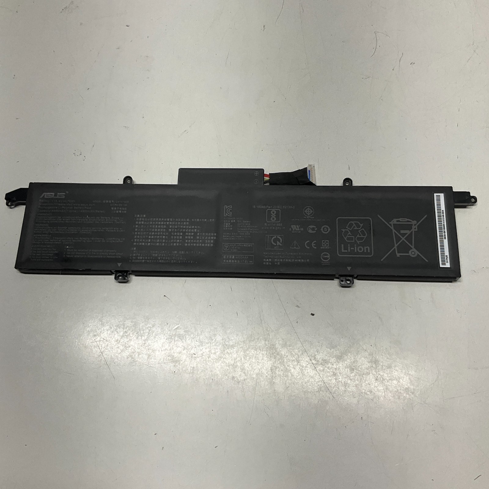 GENUINE ASUS ROG GA401II 15.4V 76WH 4800MAH LI-POLYMER BATTERY 0B200-03610300M