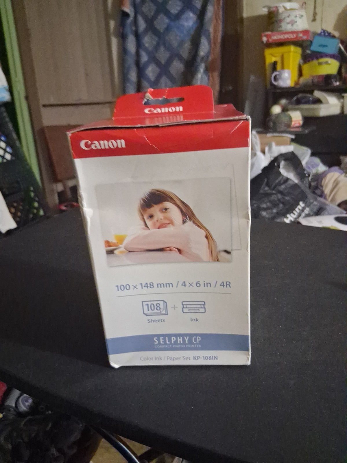 Canon Selphy KP-108IN Color Ink Paper - Set 108 4x6 Sheets 3 Toners 