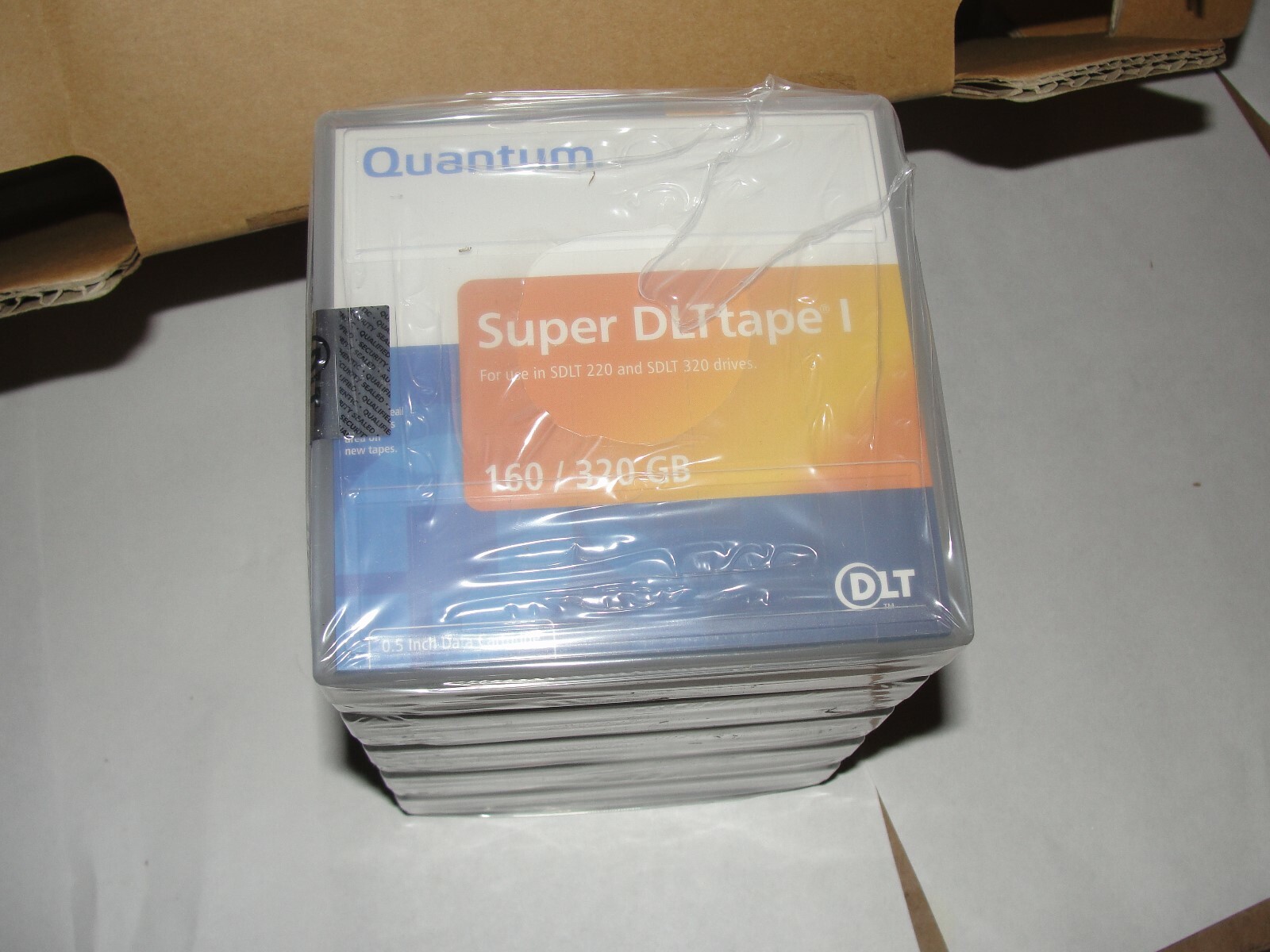 5 PACK QUANTUM MR-SAMCL-01 SDLT1 Data Cartridge 320GB (NEW) 💯