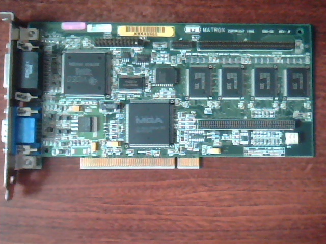 Matrox MGA-MIL/4 590-05 RevB IS-MGA-2064-R2 PCI Video 