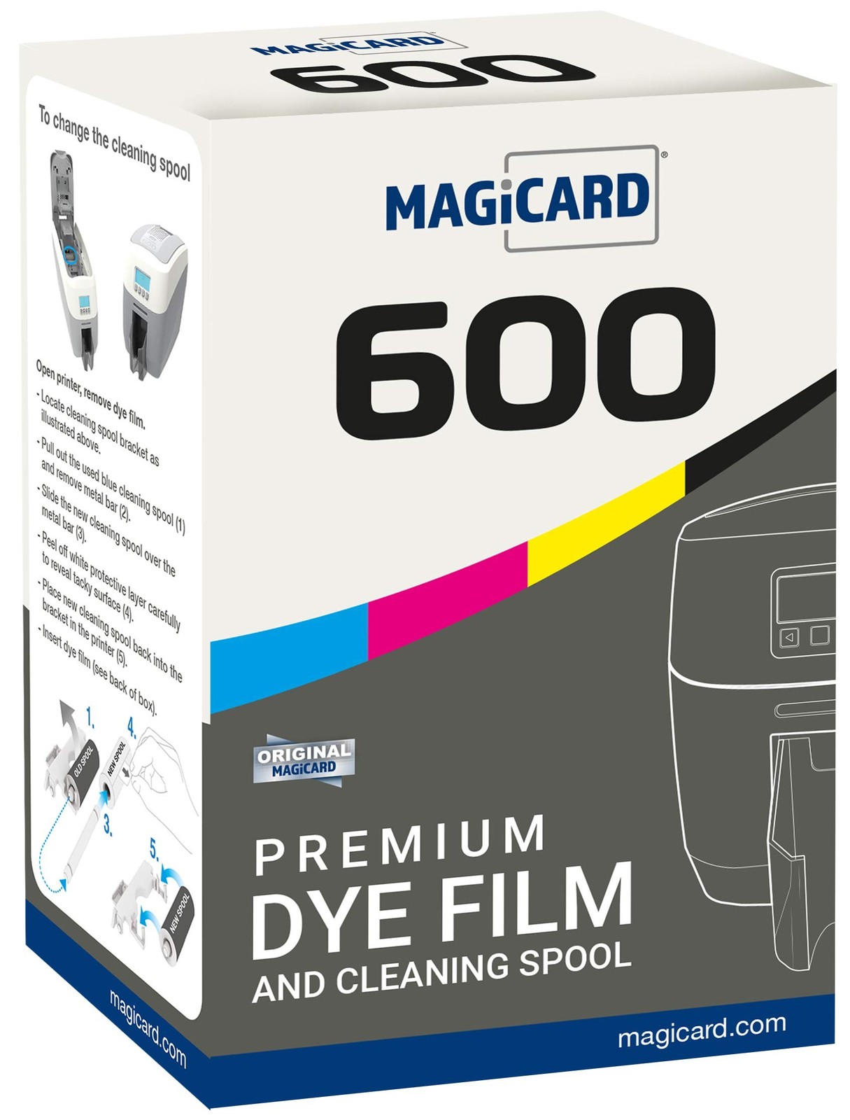 Genuine Magicard MB250YMCKOK - Color Ribbon for Model 600 printer