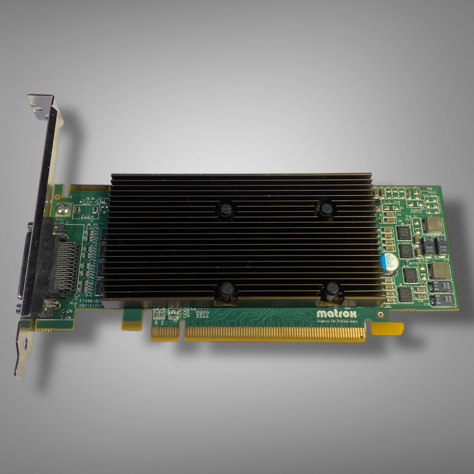 Matrox M9140-E512LAF M9140 LP PCIe x16 Quad-Display Graphics Card F7336-02