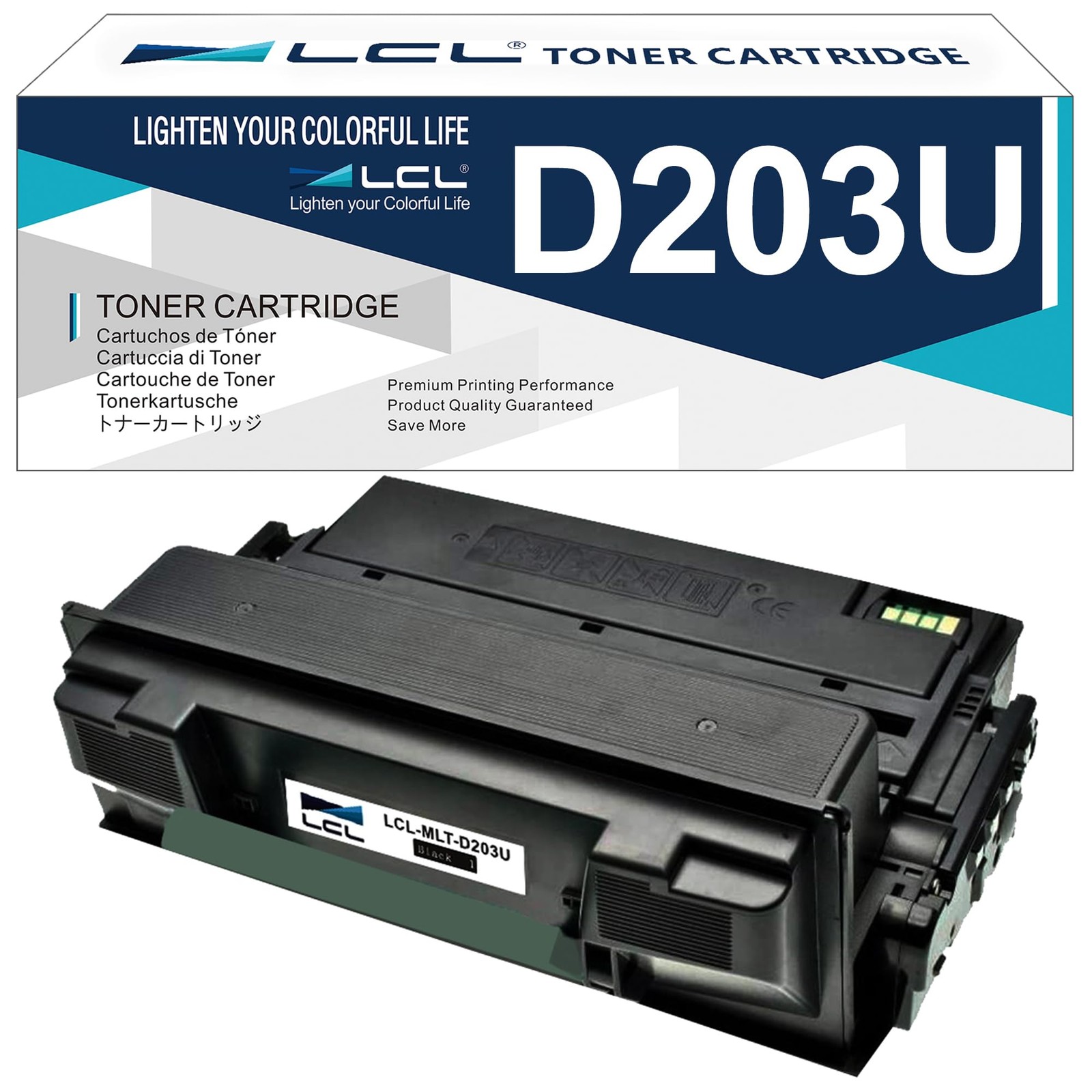 LCL Compatible Toner Cartridge for Samsung MLT-D203U 15000 Pages 1-Pack Black
