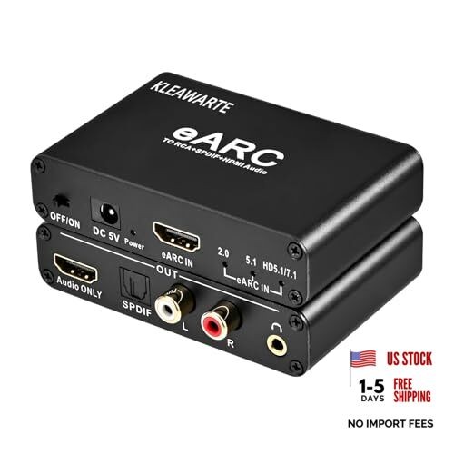 eARC Audio Extractor HDMI ARC Audio Converter eARC to HDMI Audio ARC1