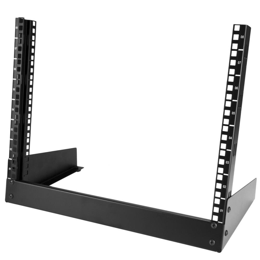 StarTech RK8OD 8U Desktop Rack 2-Post Open Frame 19in