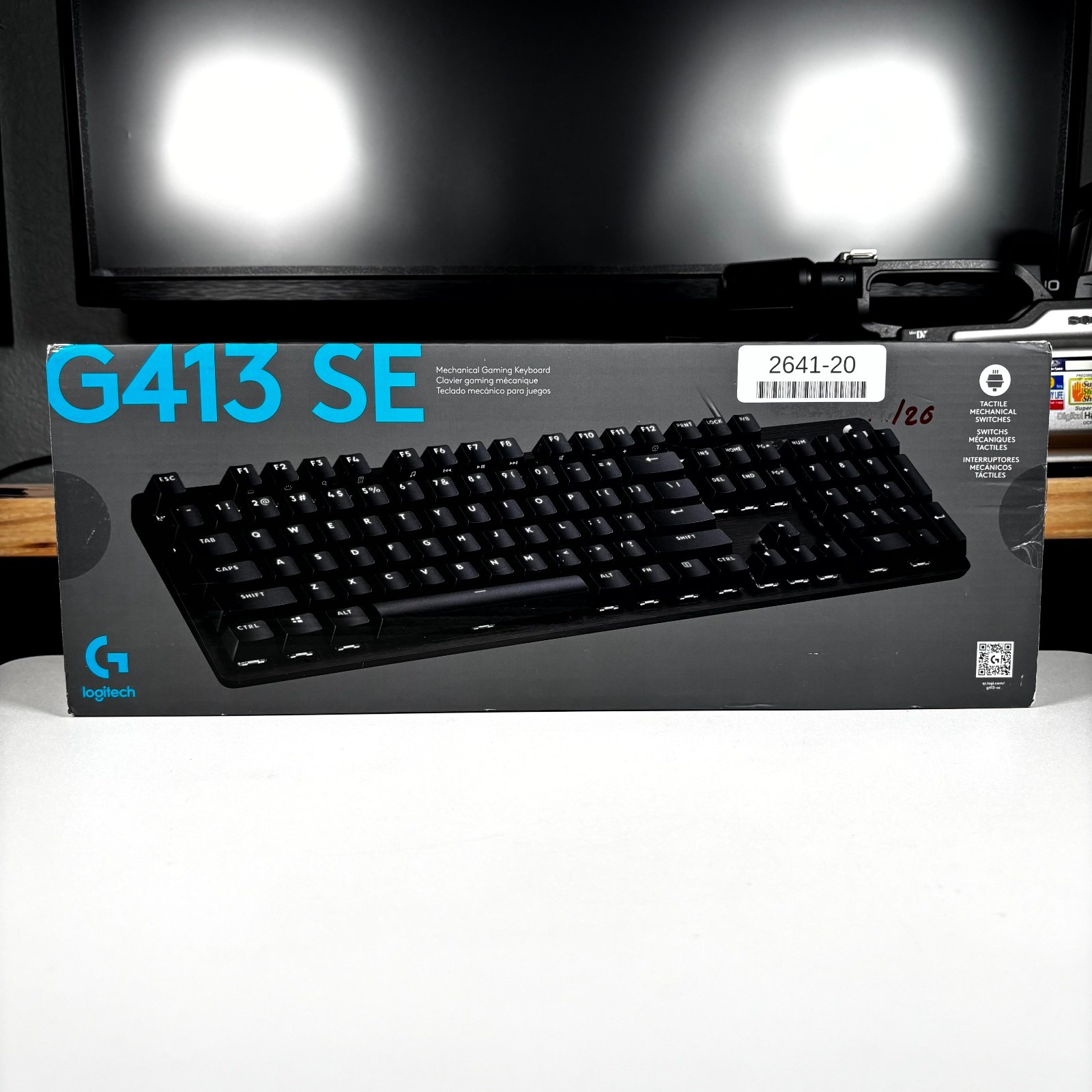 Logitech G413 SE Full Size Mechanical Gaming Black Keyboard Tactile USB Backlit 