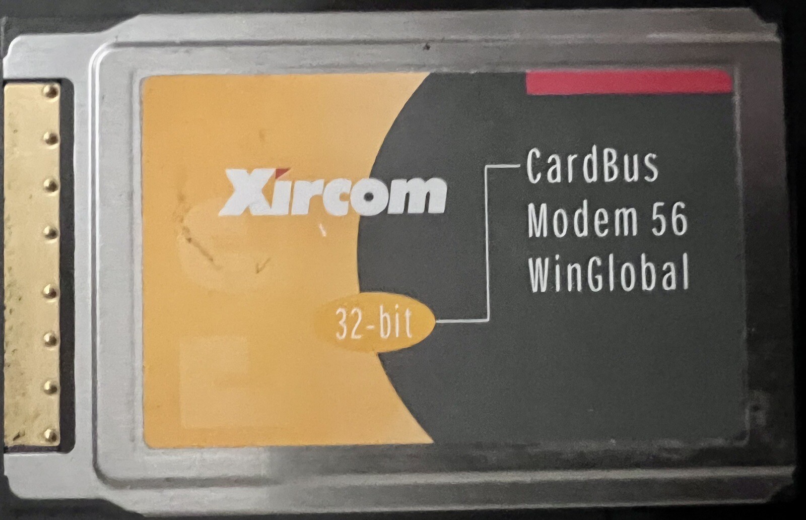 Xircom WinGlobal Modem PCMCIA PC Card CBM56WG 56K Tested